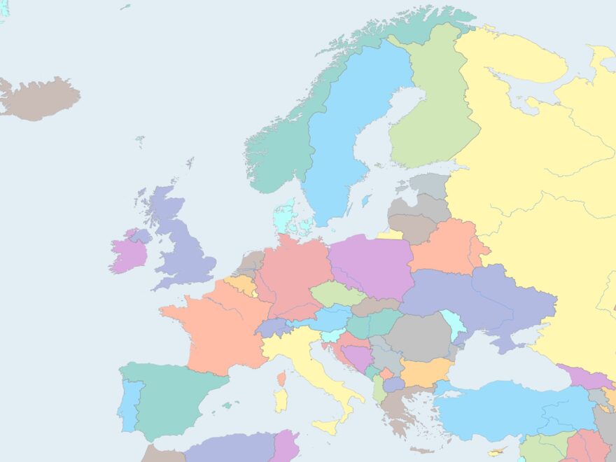 Free Maps Of Europe Mapswire