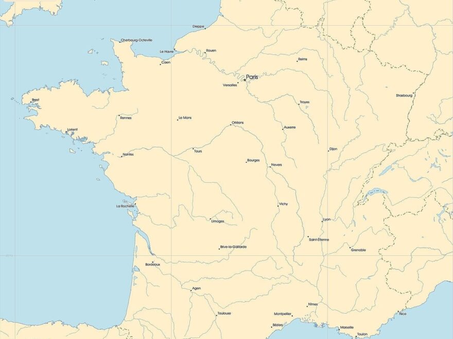 Free Maps Of France Mapswire