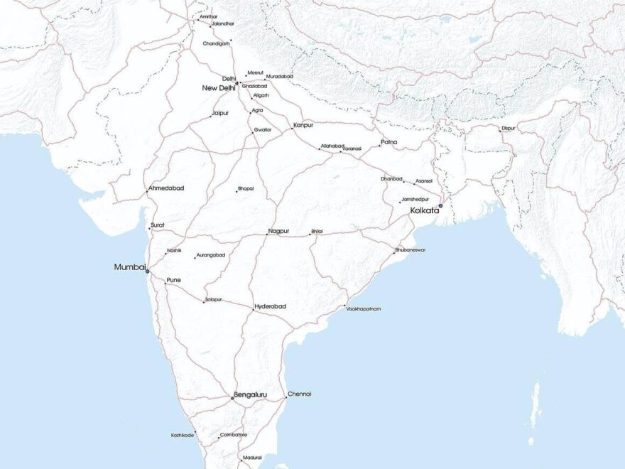 Free Maps Of India Mapswire