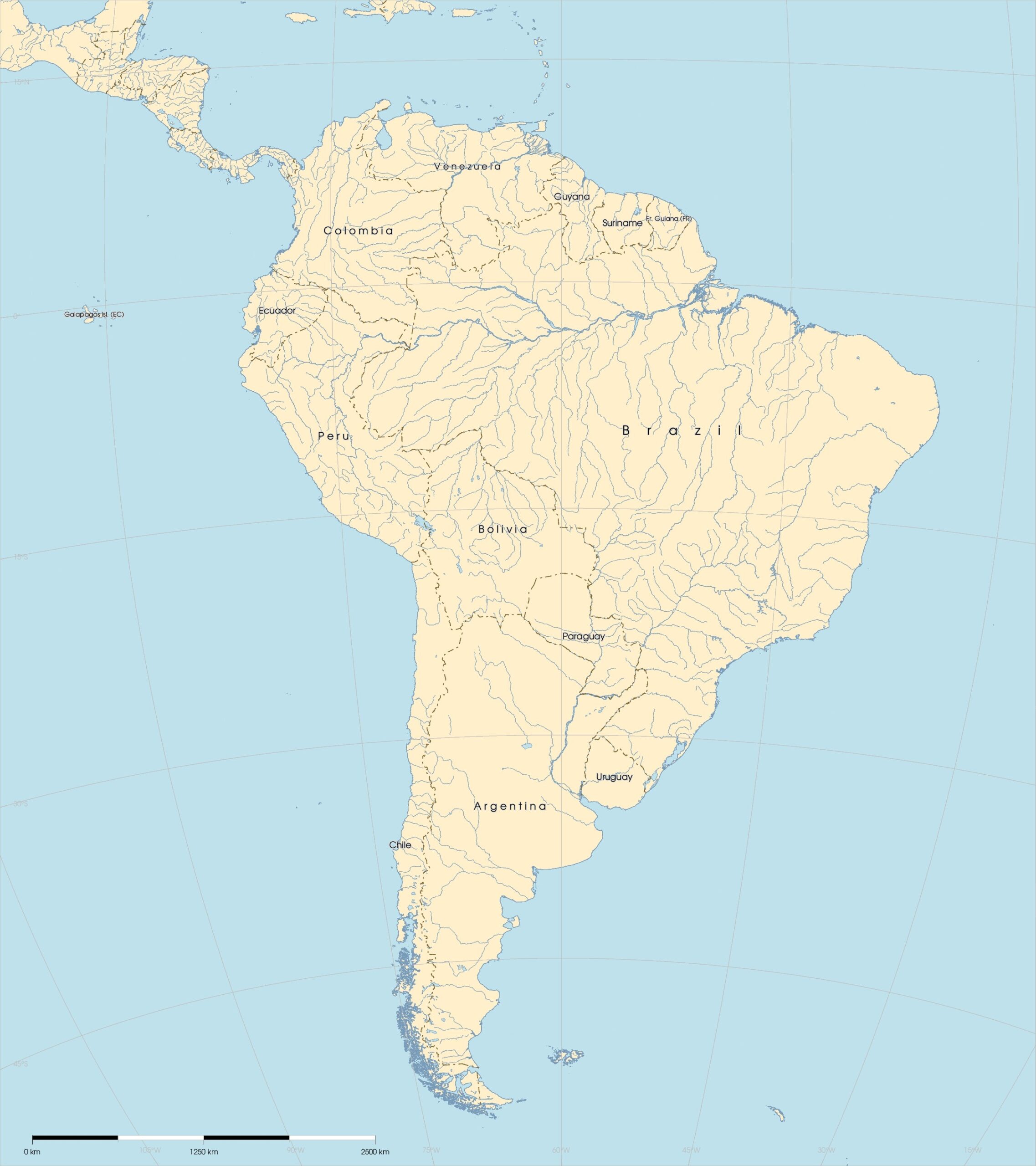 Free Maps Of South America Mapswire Free Maps Of South America Mapswire