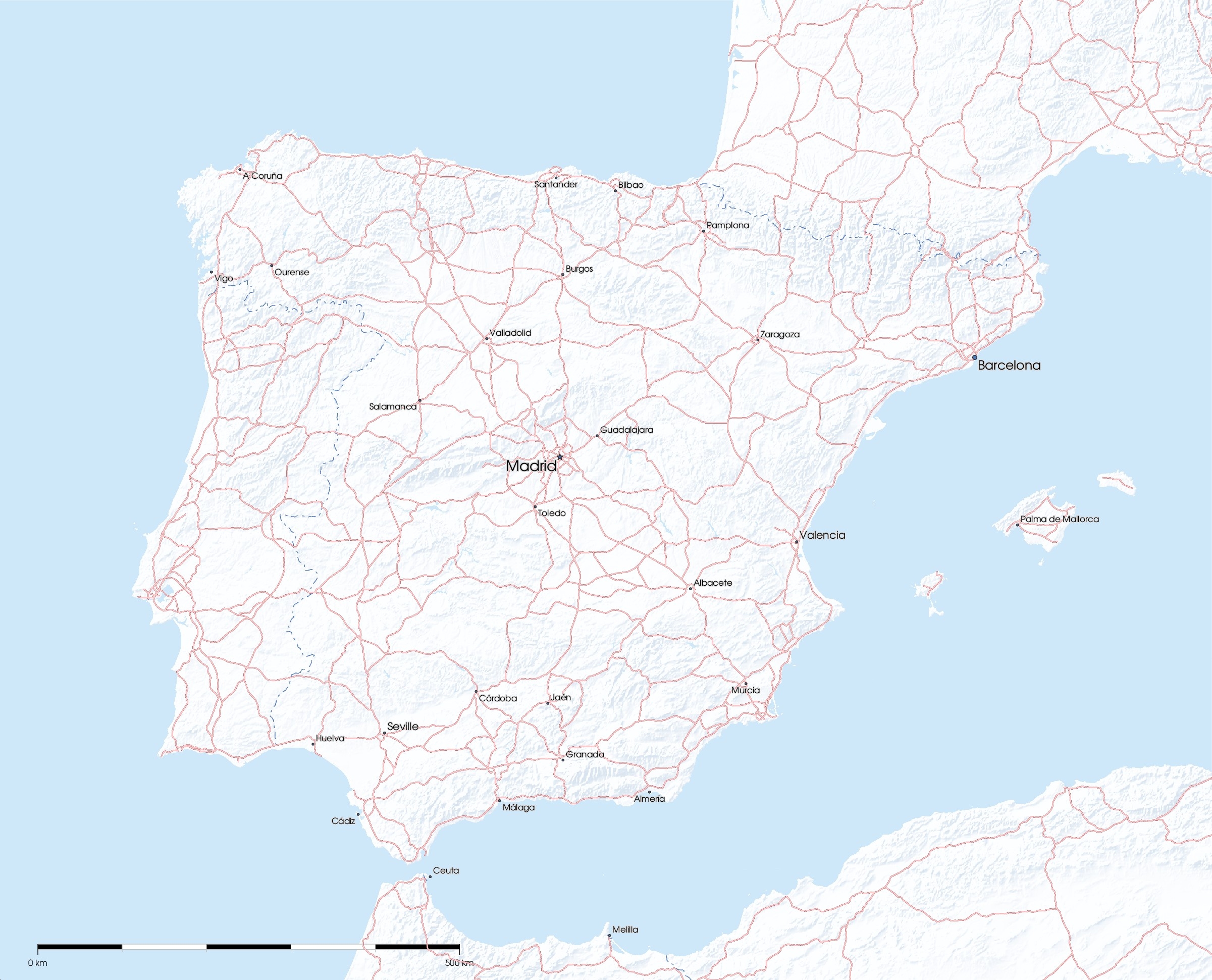 Free Printable A4 Map Of Barcelona
