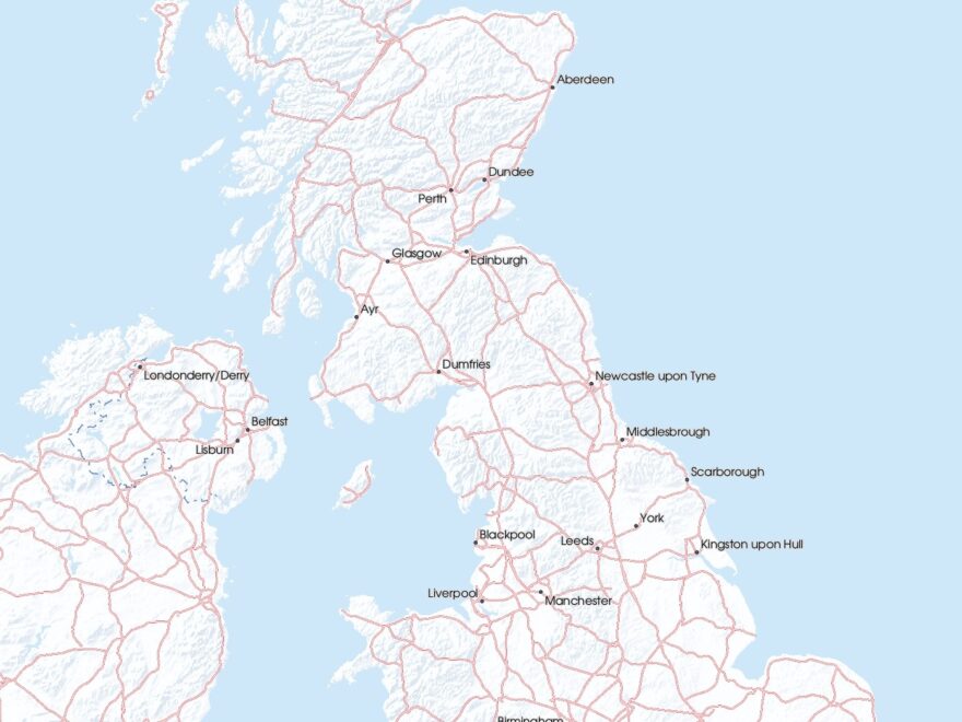 Free Maps Of The United Kingdom Mapswire Worksheets Library