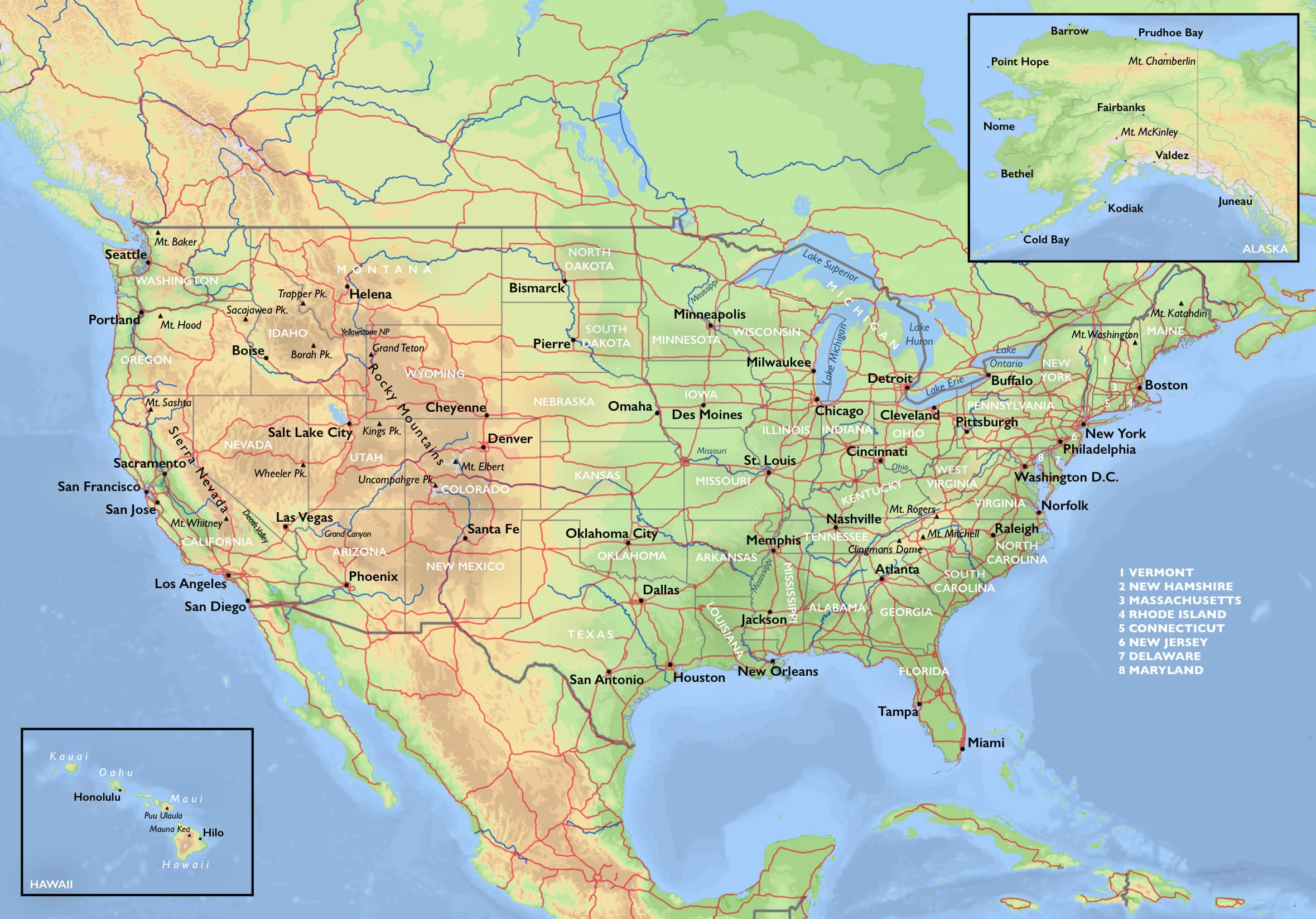 Free Maps Of The United States Mapswire