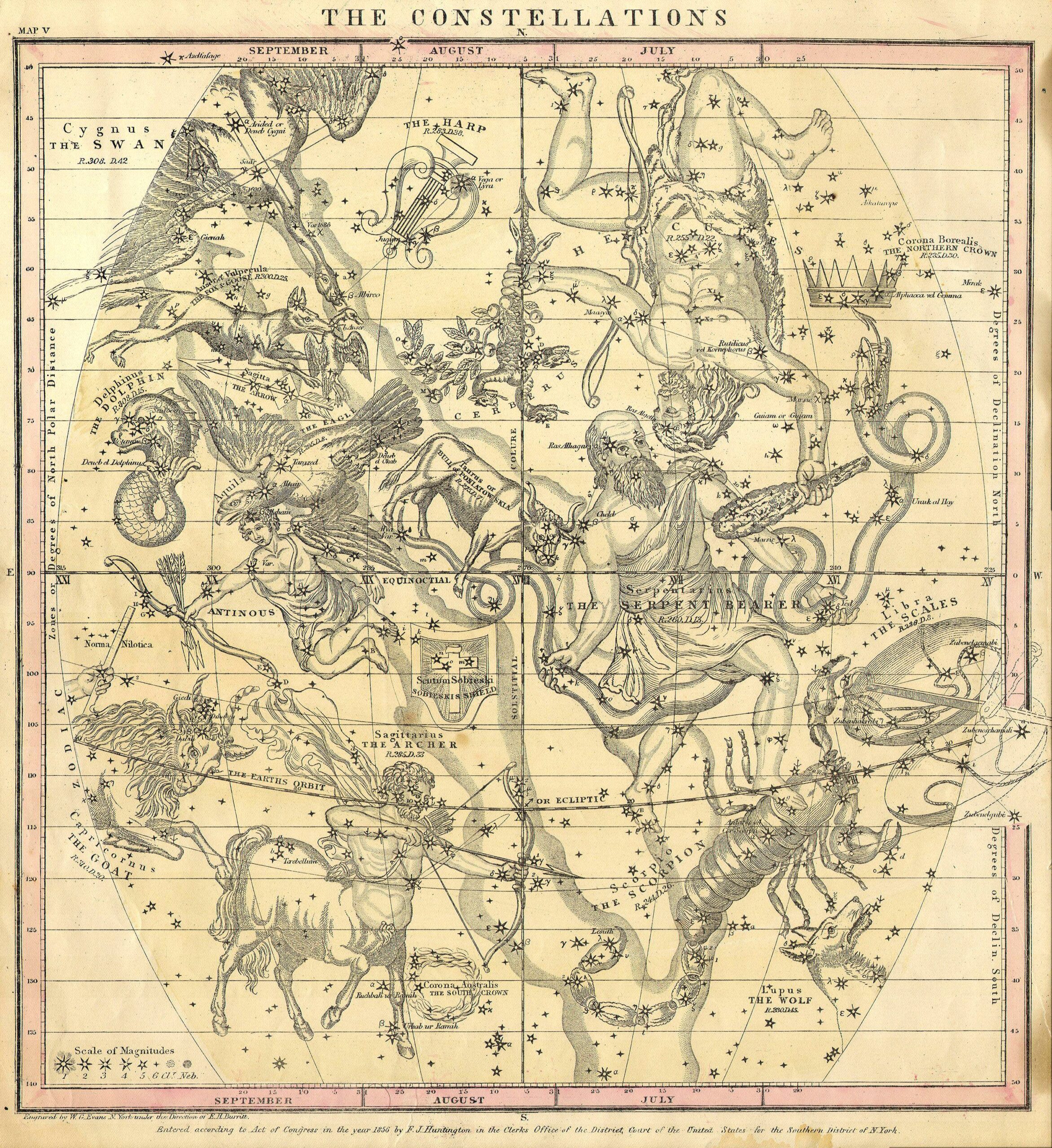 Free Old Printable Constellation Map Posters To Download Picture Box Blue Free Old Printable Constellation Map Posters To Download Picture Box Blue