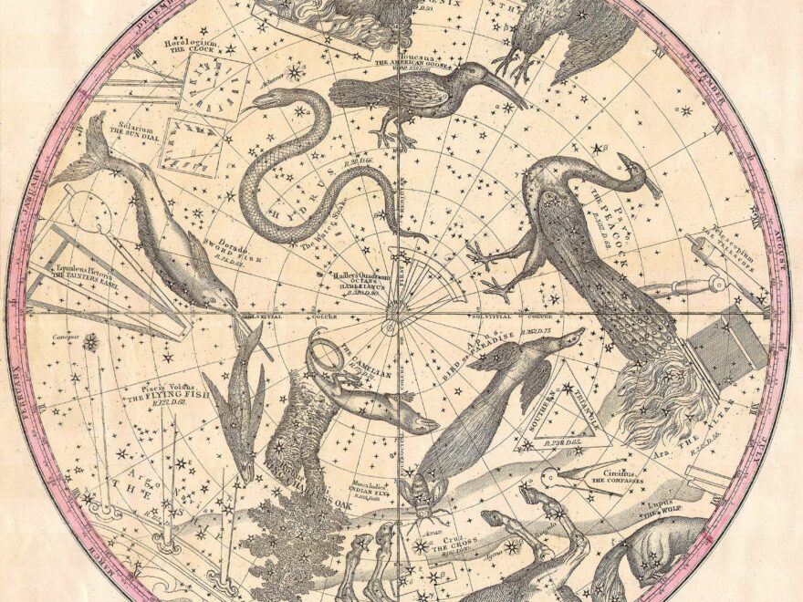 Free Old Printable Constellation Map Posters To Download Picture Box Blue