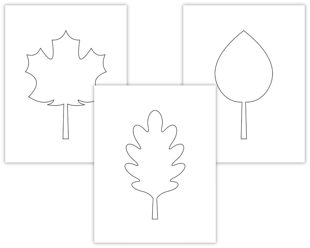 Free Printable Autumn Leaf Templates Small Large The Craft at Home Family