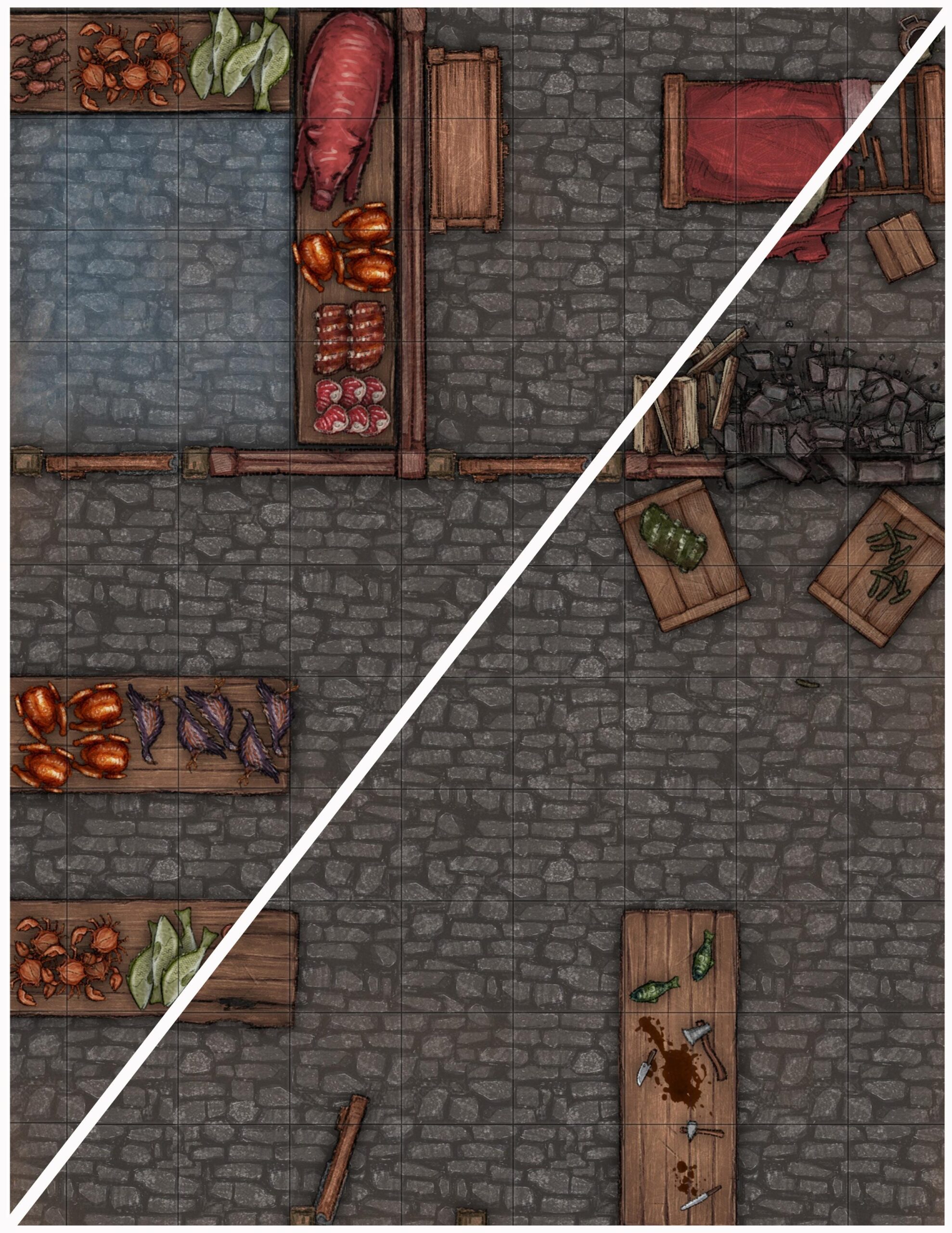 Letter Printable Battle Maps