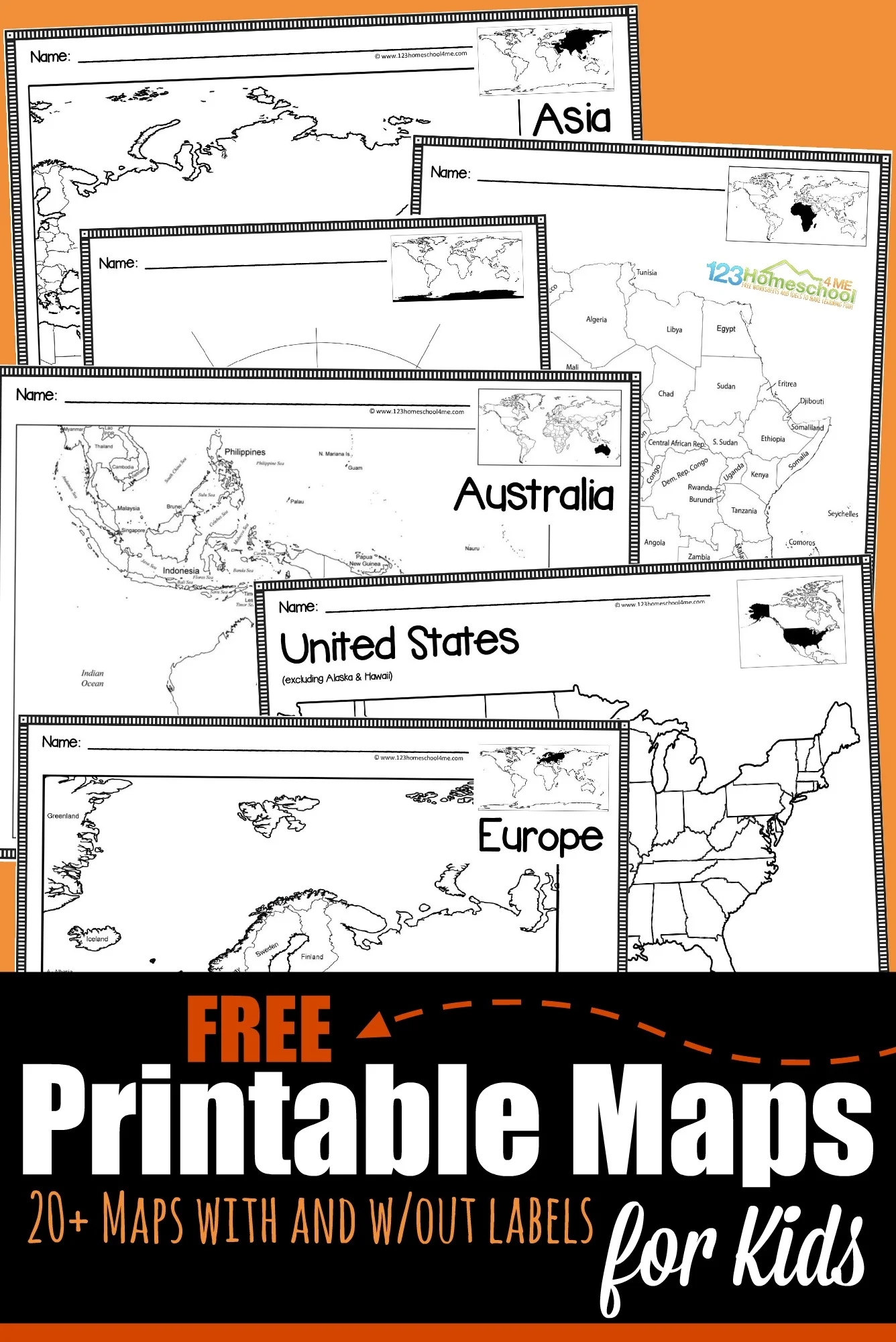 Free Printable Blank Usa Map