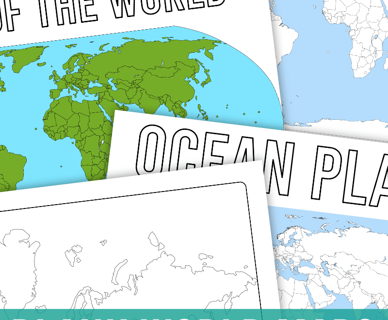 Free Printable Blank World Map