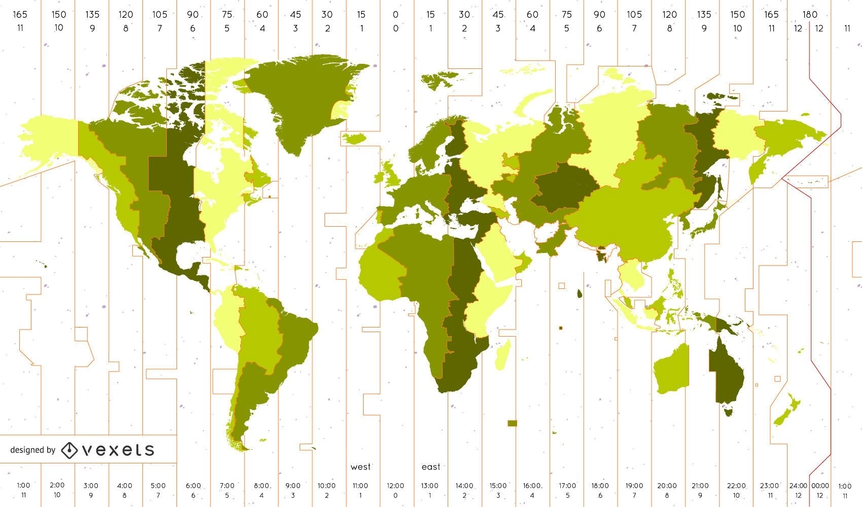 Free Printable Canadian Time Zone Map Vector Images FreeImages Worksheets Library