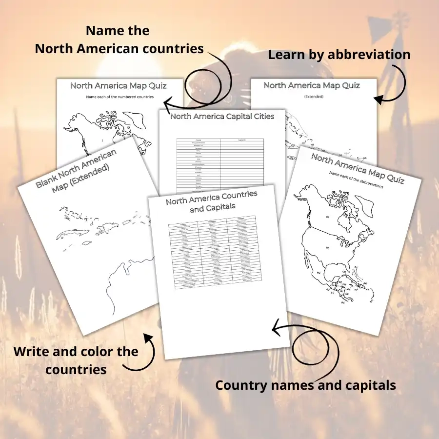 Free Printable Map Of North America The Facts Institute Free Printable Map Of North America The Facts Institute