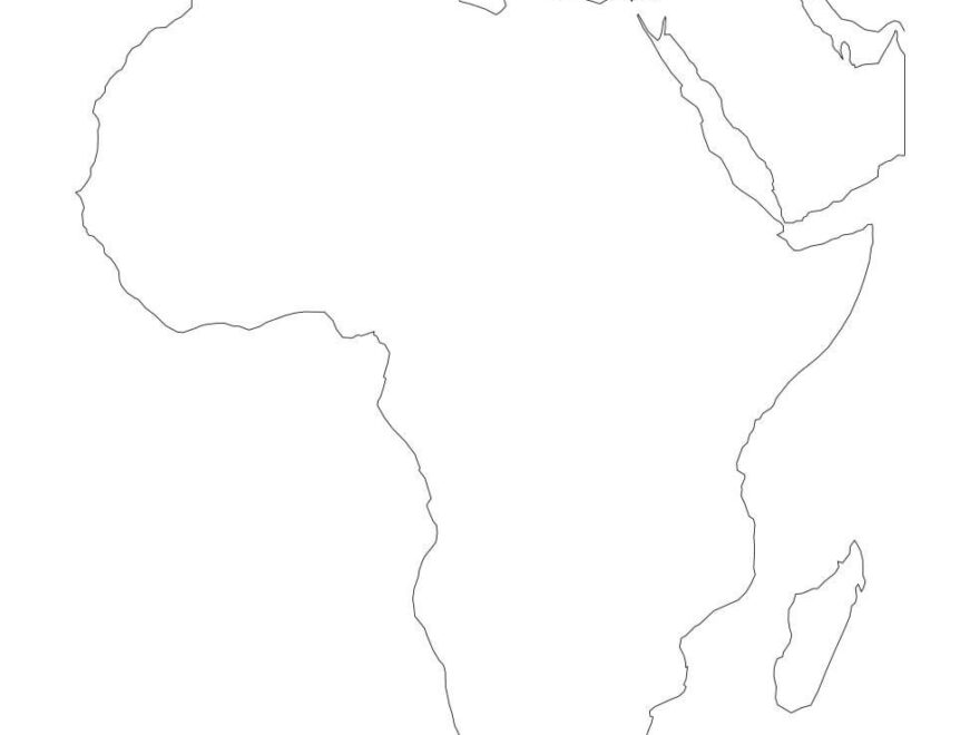 Free Printable Maps Of Africa