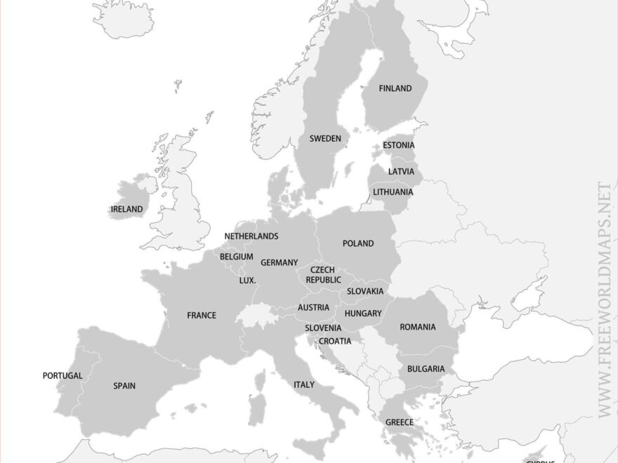 Free Printable Maps Of Europe