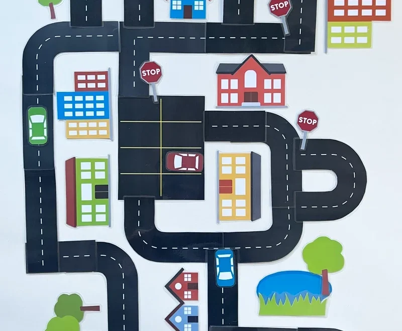 Free Printable Road Template Pjs And Paint