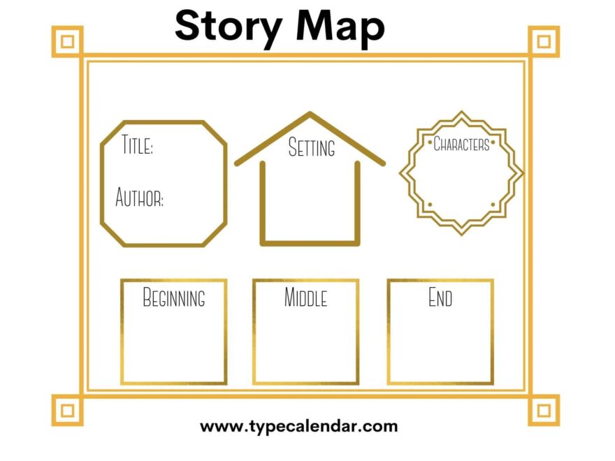 Free Printable Story Map Templates Excel PDF 1st 2nd 5th Grade