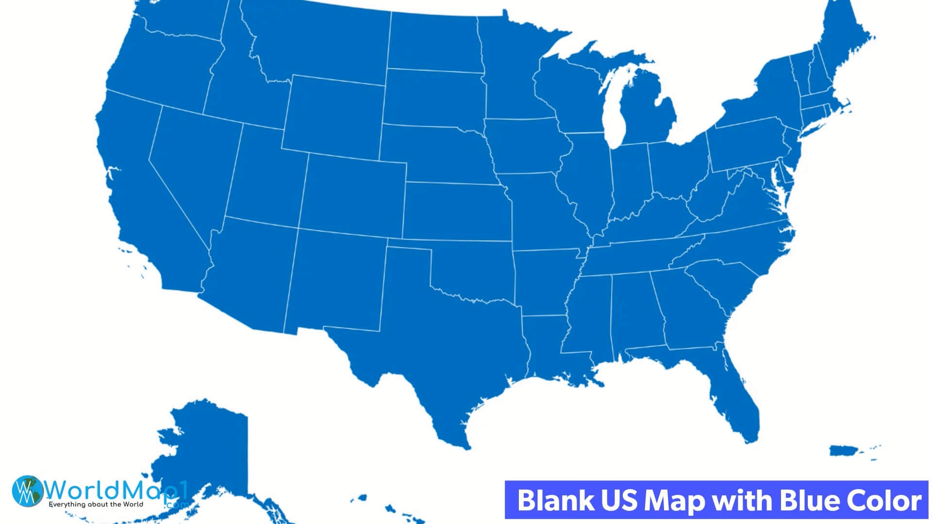 Map Of United States Printable