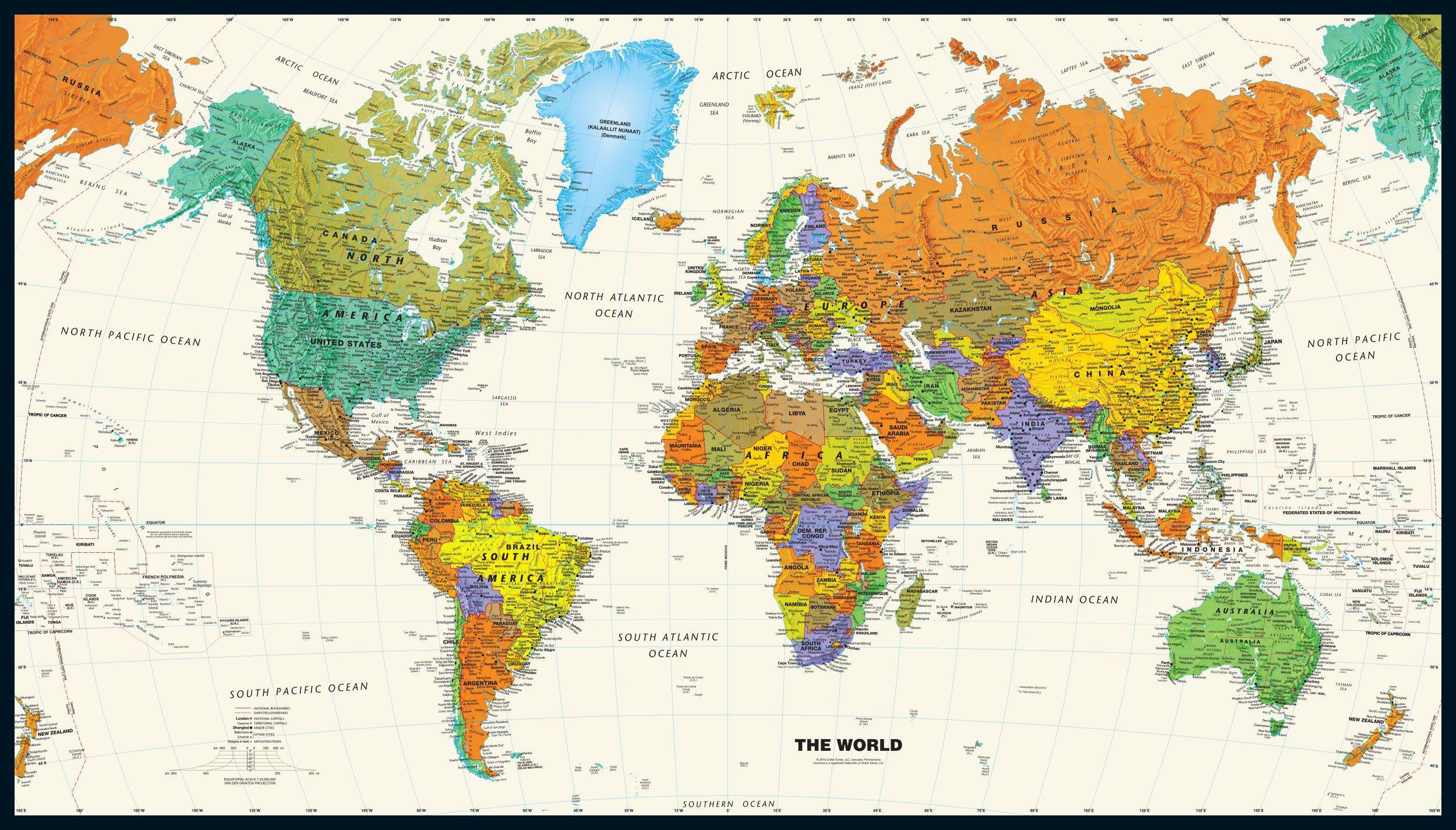 Free Printable World Map Wallpaper HD 4K PNG Images In PDF