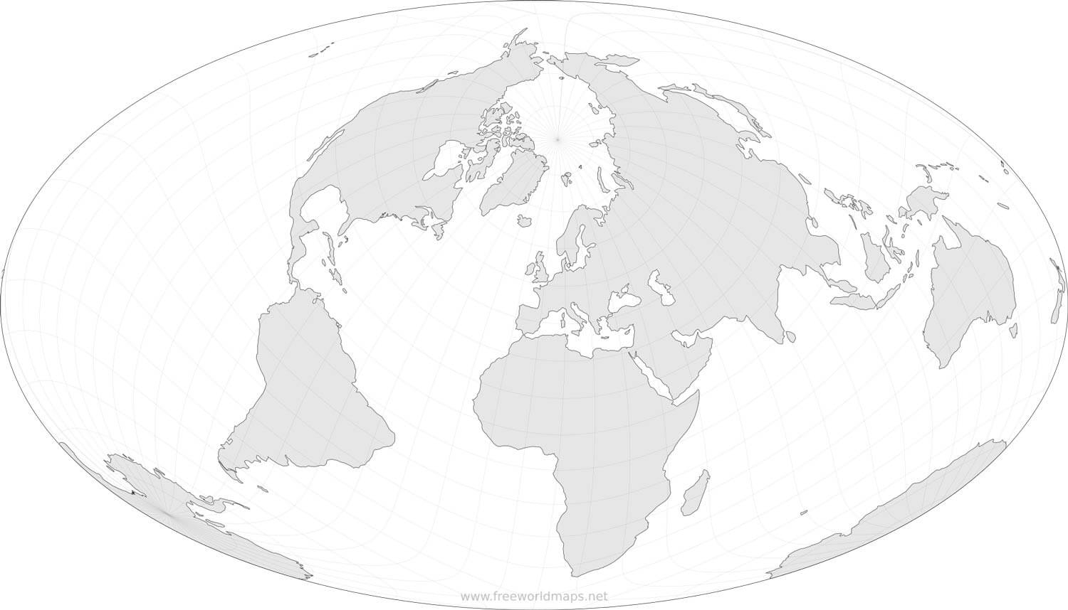 Blank World Map Printable 8x11