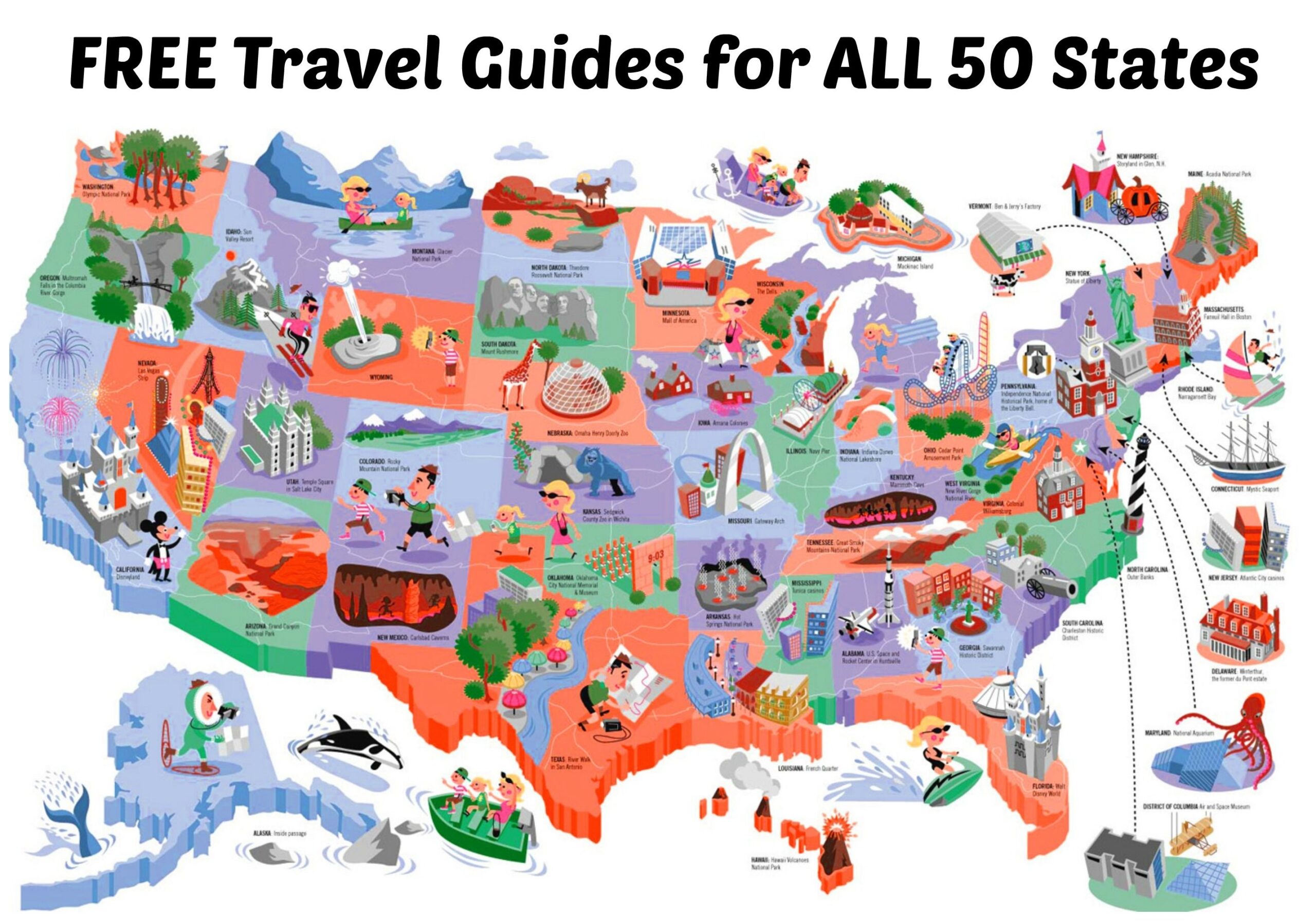 Printable Us Travel Map