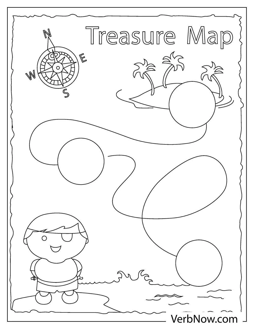 Toddler Treasure Map Printable Free Printable