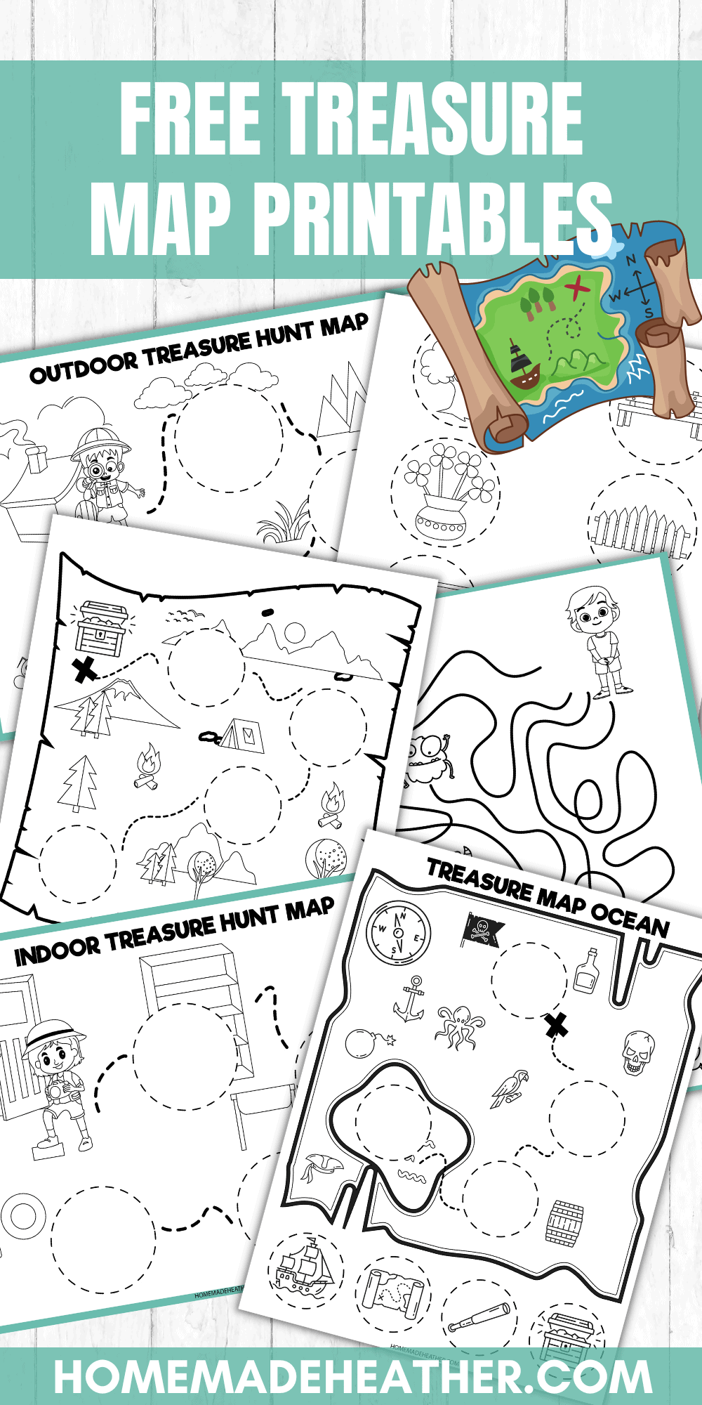 Free Printable Large Treasure Map