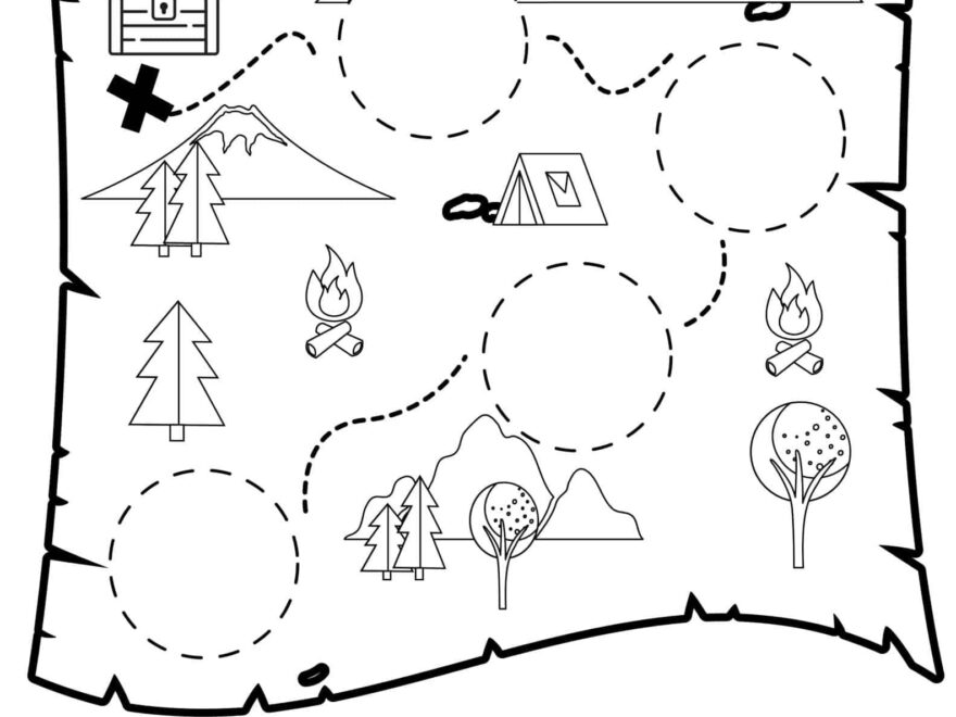 Free Treasure Map Printables Worksheets Library