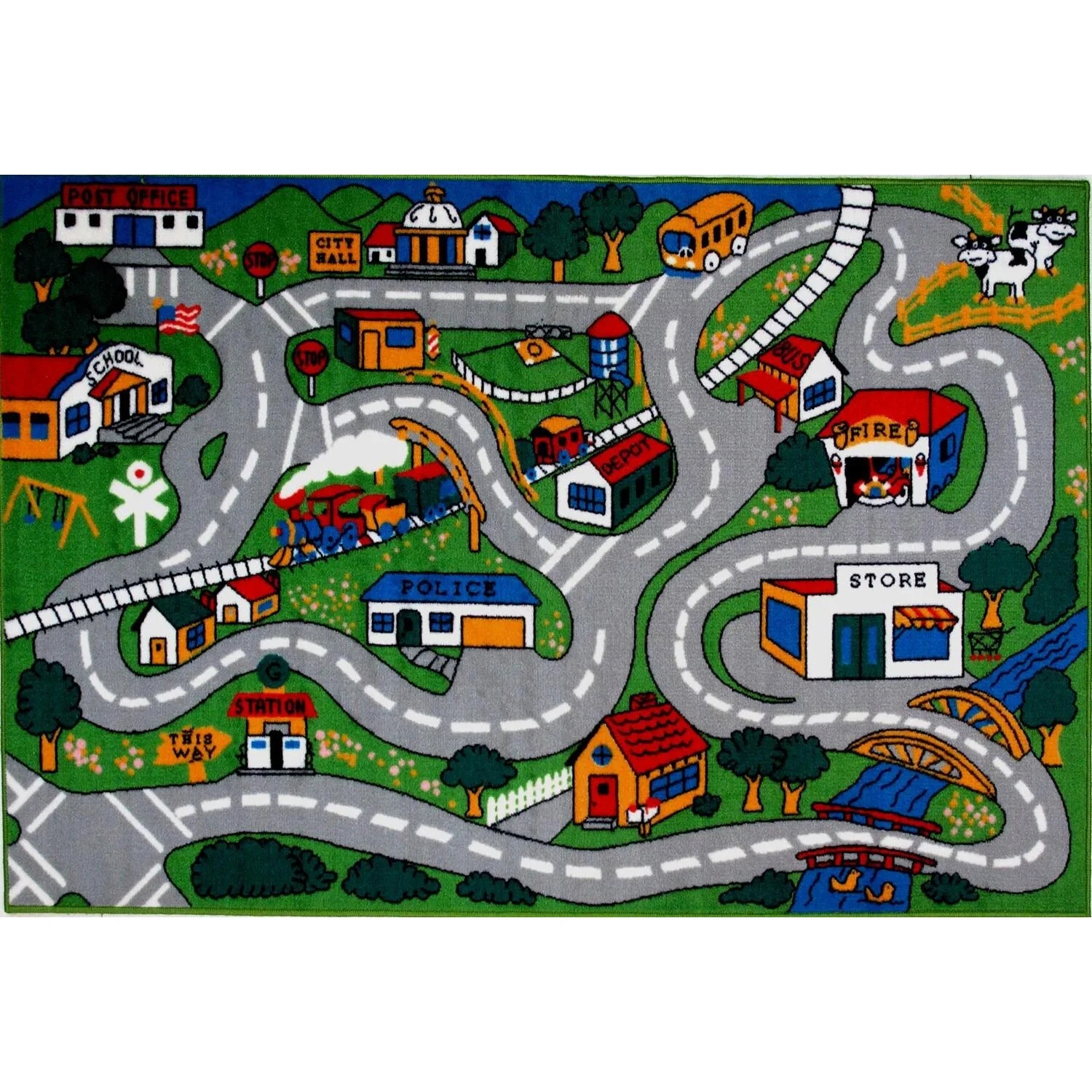 Printable Road Map Fror Kids