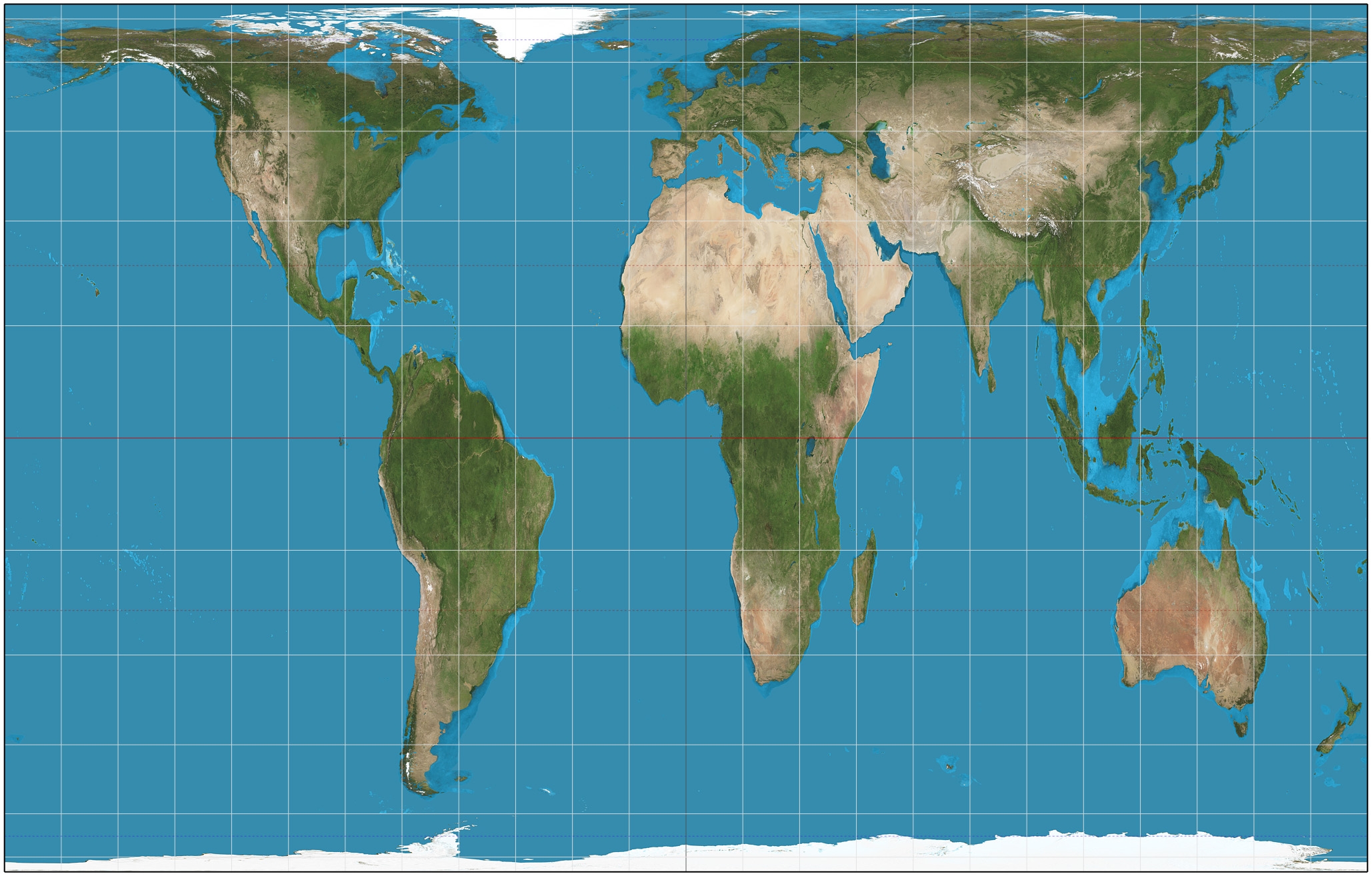 Peters Projection World Map Printable
