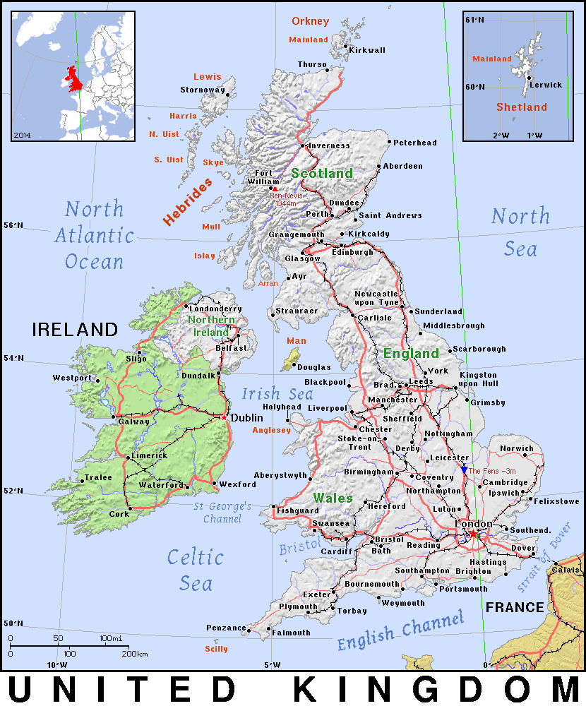 GB United Kingdom Public Domain Maps By PAT The Free Open Source Portable Atlas