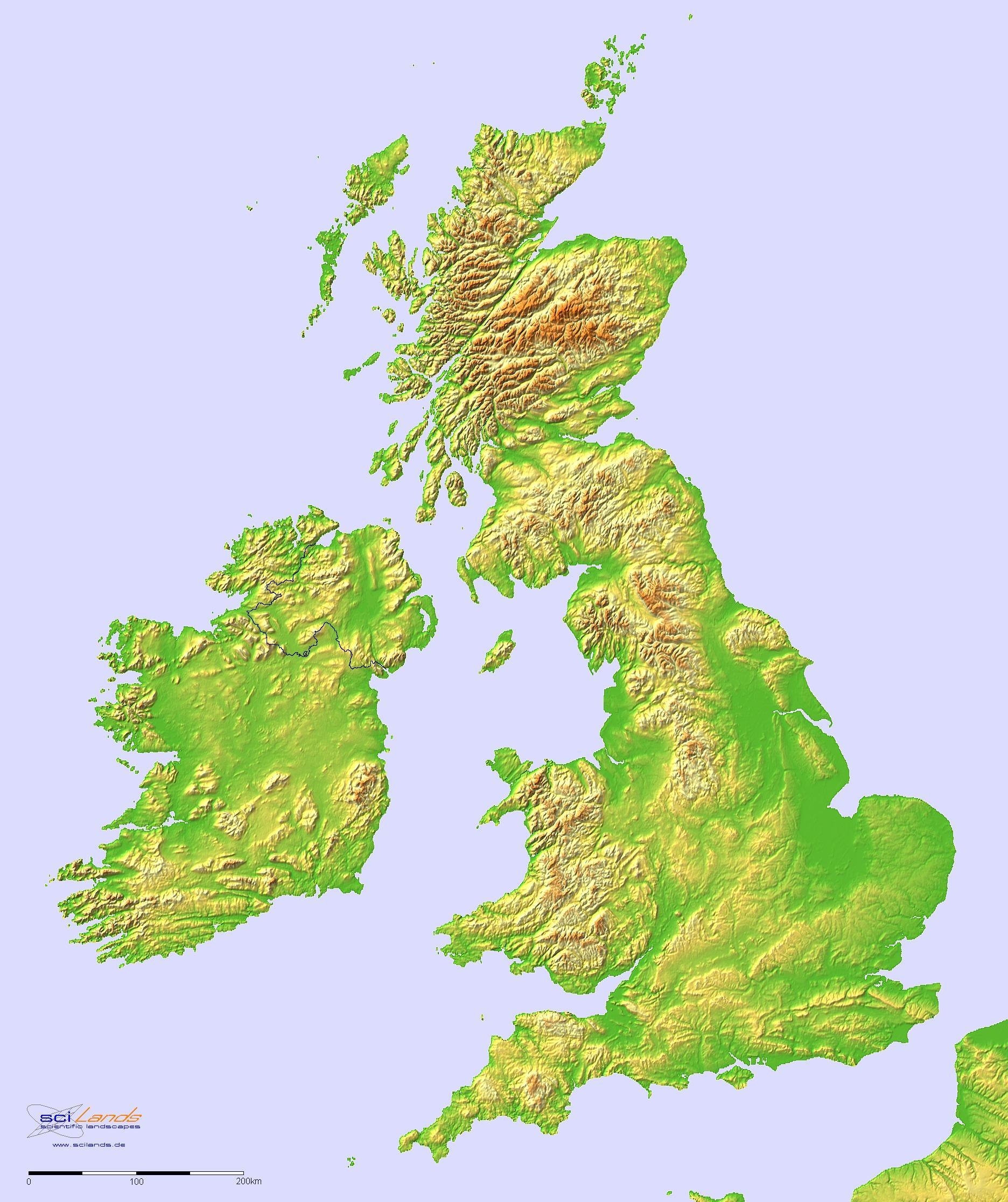 Free Printable Topographic Map Template Uk