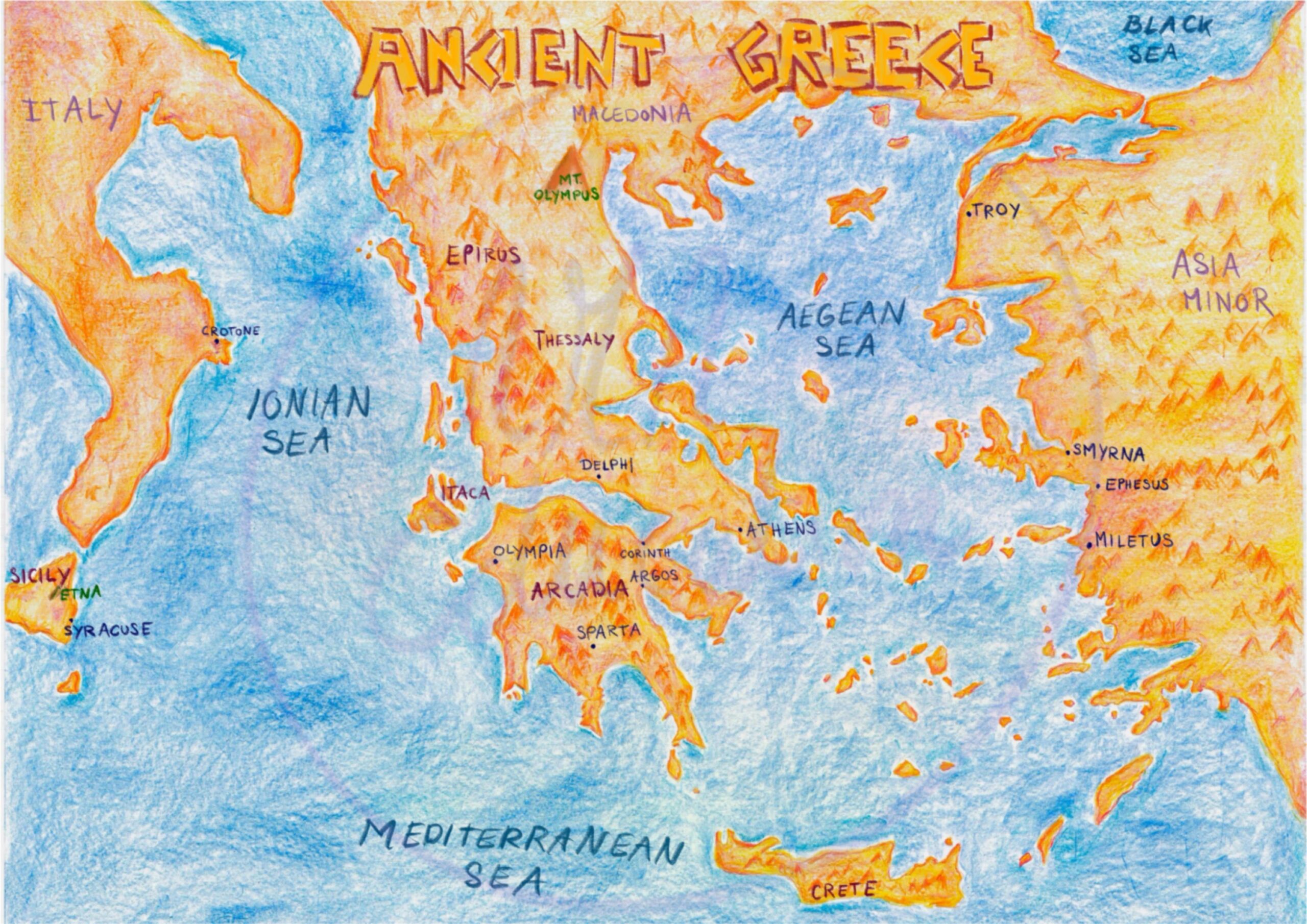 Giant Ancient Greece Map Printable English And TO FILL Version educational Purpous Etsy Giant Ancient Greece Map Printable English And TO FILL Version educational Purpous Etsy