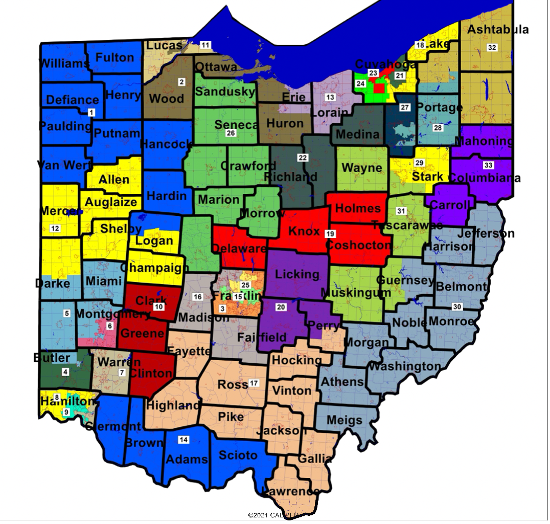 Free Printable Map Of Ohio Government Site