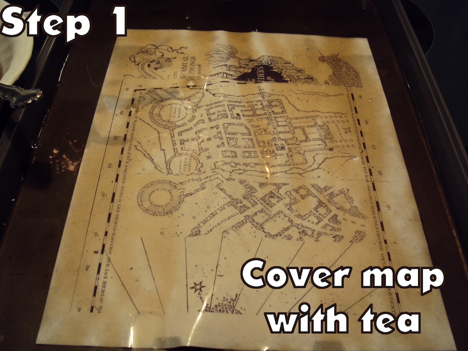 Harry Potter Marauders Map Template Printable