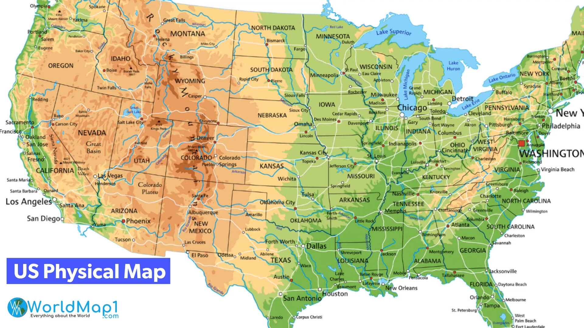 United States Map Printable United States Map Printable
