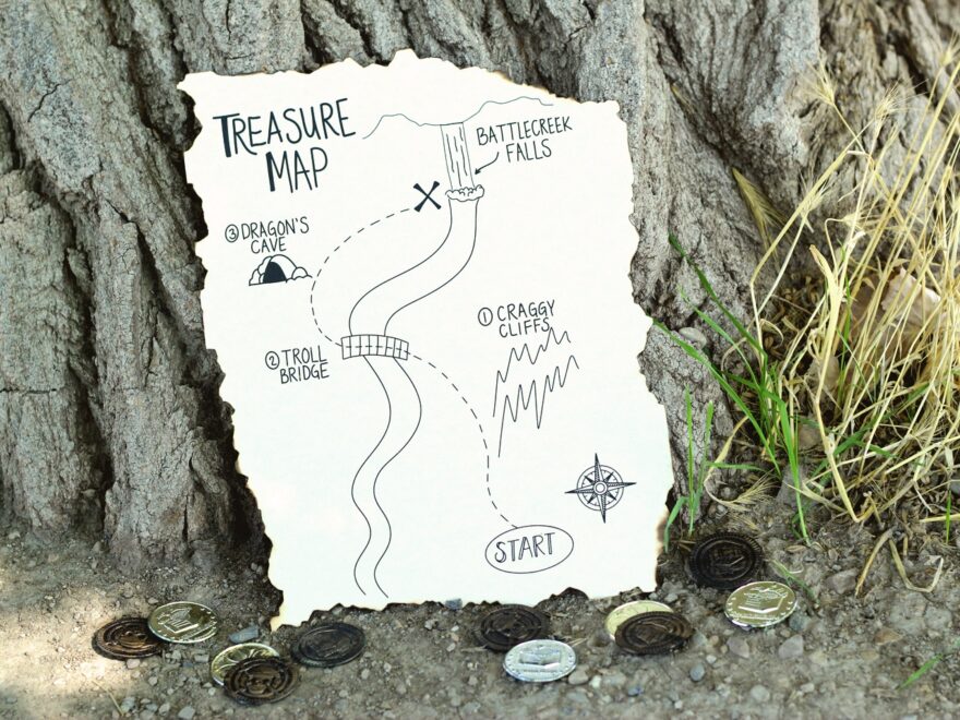 Hiking Treasure Map For Kids A Fun Adventure The Many Little Joys