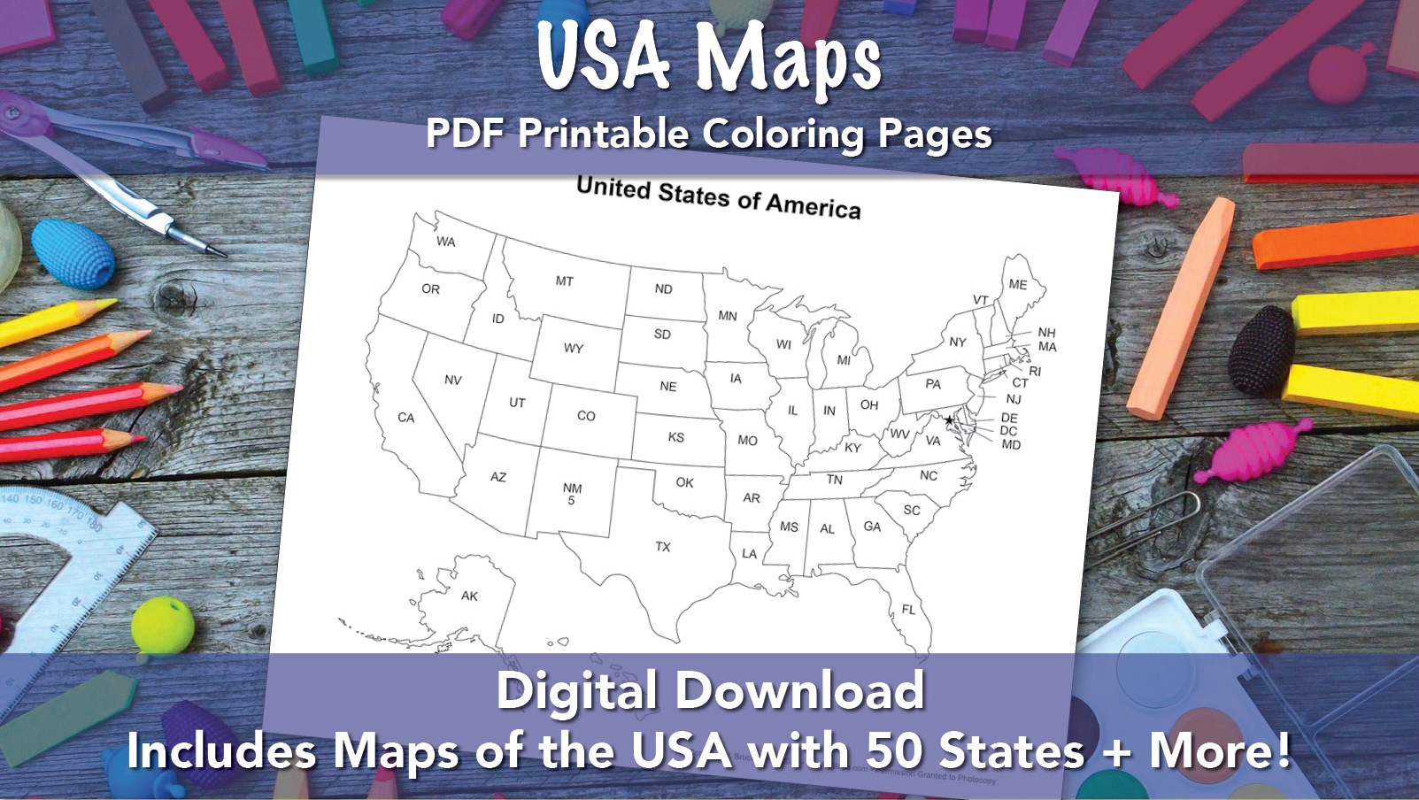 Printable Full Page United States Map Printable Full Page United States Map