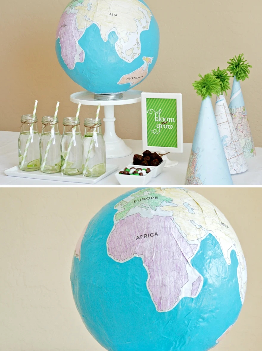How To Make A Globe Paging Supermom How To Make A Globe Paging Supermom