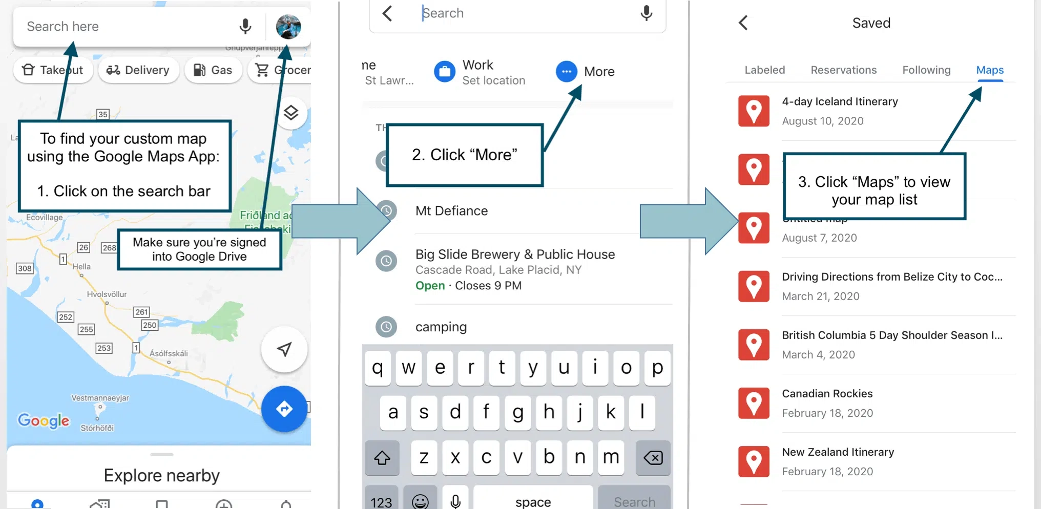 How To Use Google Maps To Plan Your Next Road Trip Step By Step Tutorial With Examples The Adventures Atlas