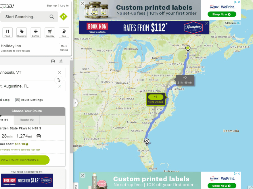 How To Use MapQuest To Print Driving Directions Printable Directions
