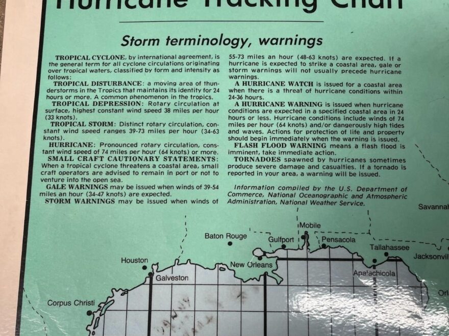 Hurricane Tracking Chart Map Map 3 EstateSales