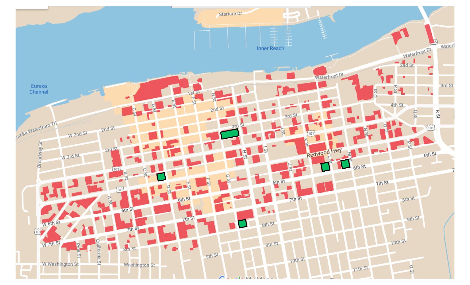 Printable Parking Garages Map Savannah Georgia
