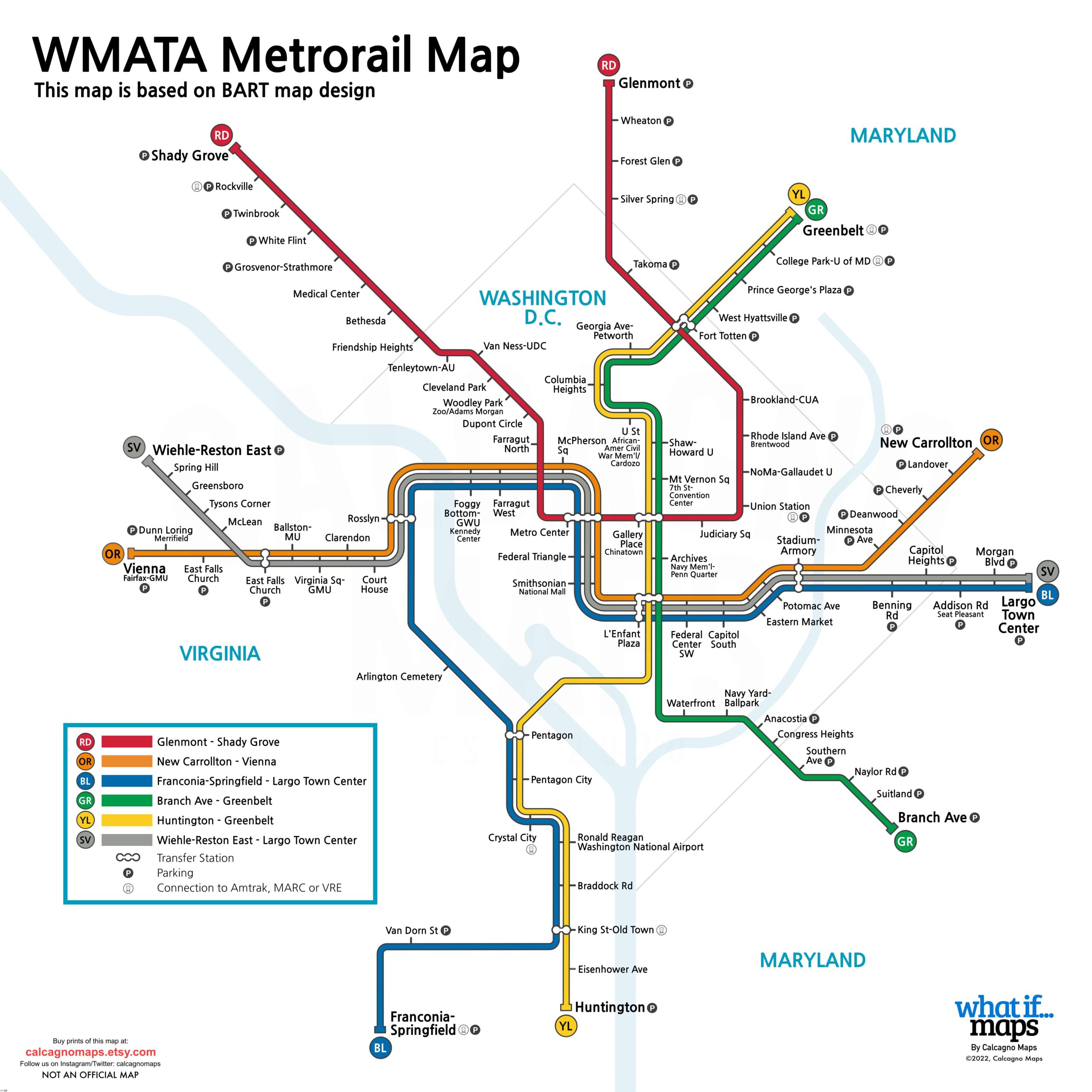 I Made A WMATA Map Based On BART Design Prints Are Available R TransitDiagrams I Made A WMATA Map Based On BART Design Prints Are Available R TransitDiagrams