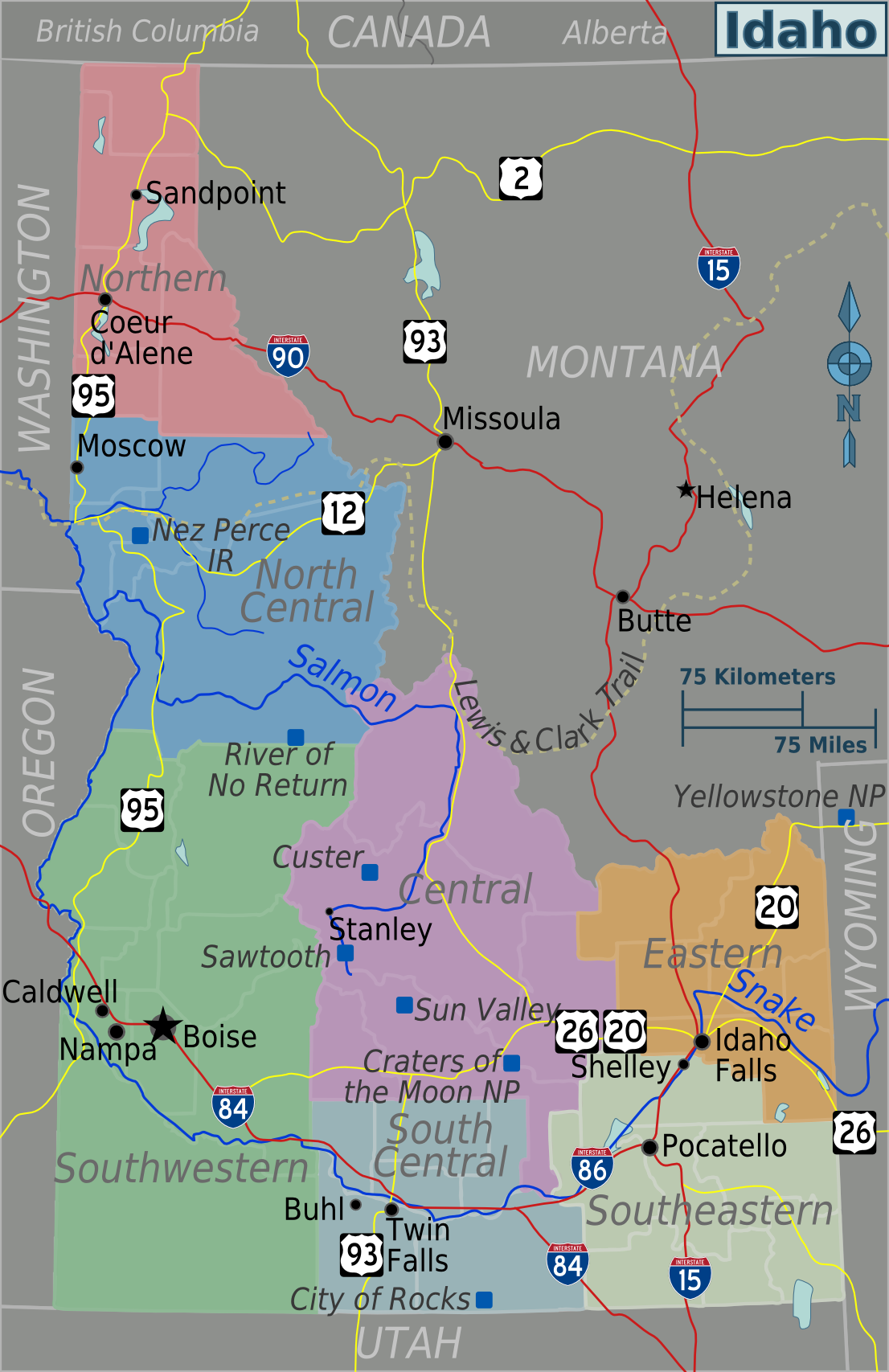 Boise Idaho Lds Mission Map Printable