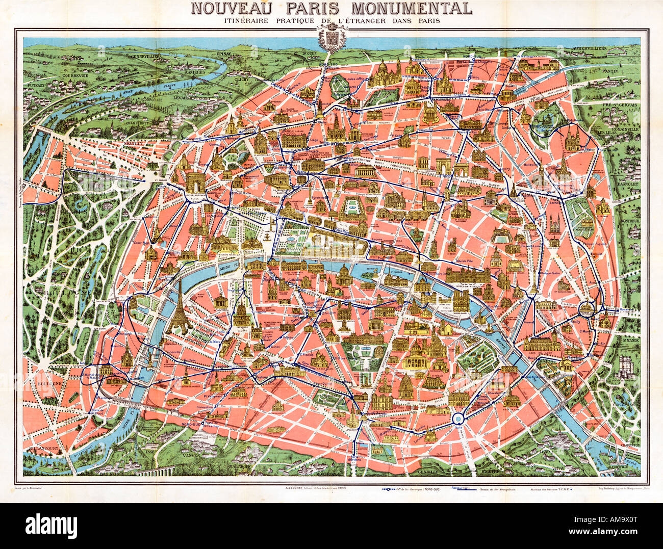 Free Printable Paris Tourist Map With Coordinates