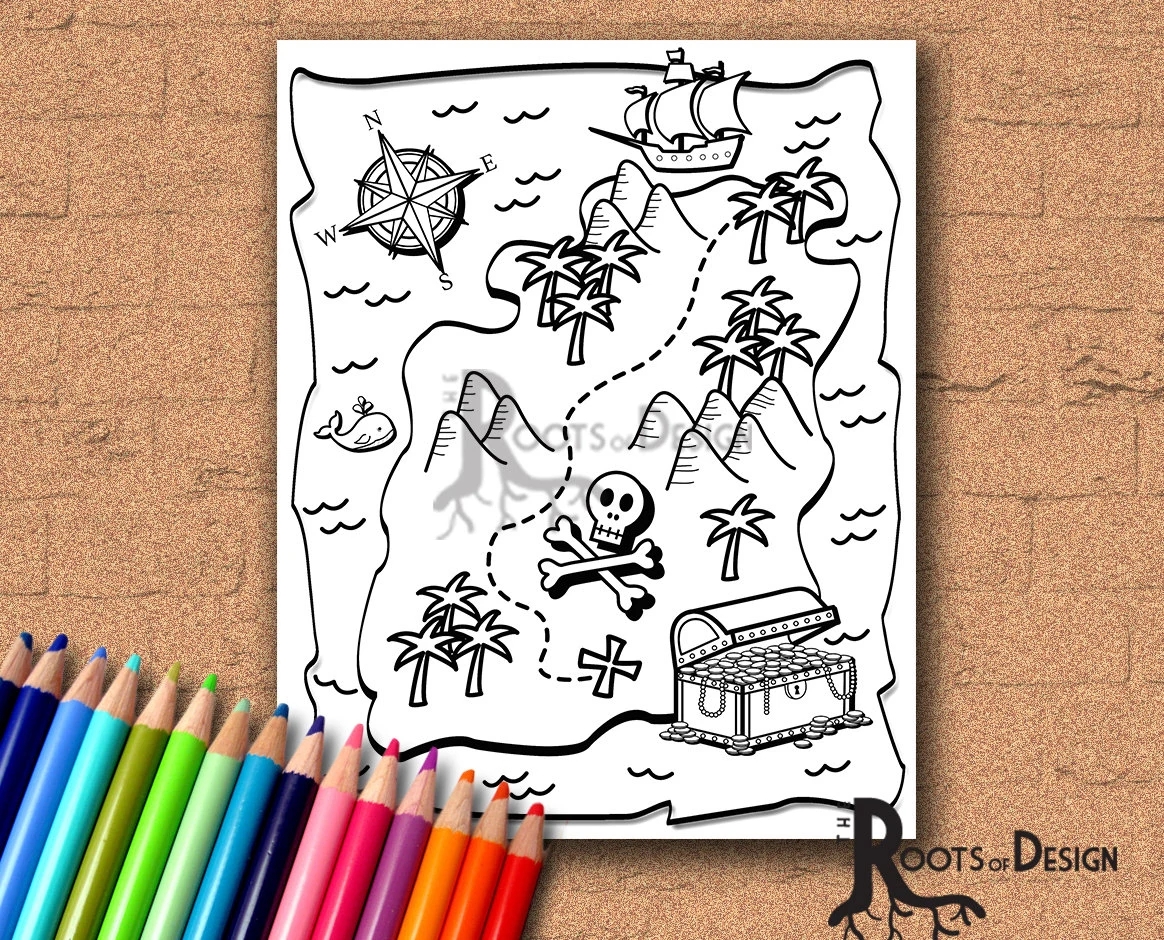 Treasure Map Image Printable