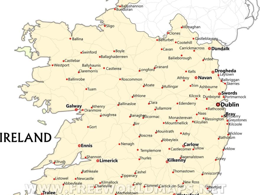 Ireland Political Map