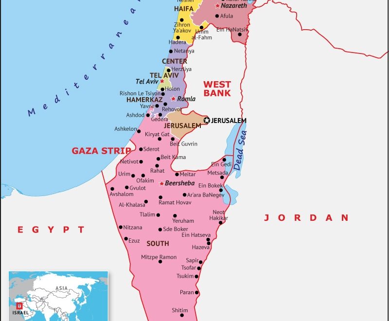 Israel Map HD Map Of The Israel