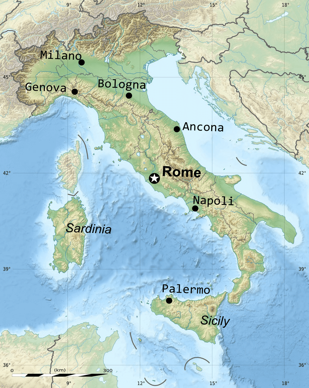 Italy And Greece Guest Hollow