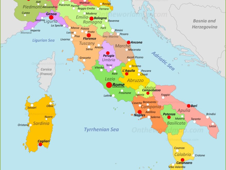 Italy Map Geography And Facts Discover Italy With Detailed Maps