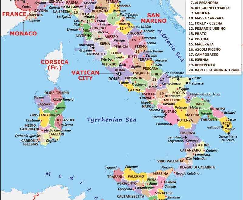 Italy Map HD Map Of The Italy